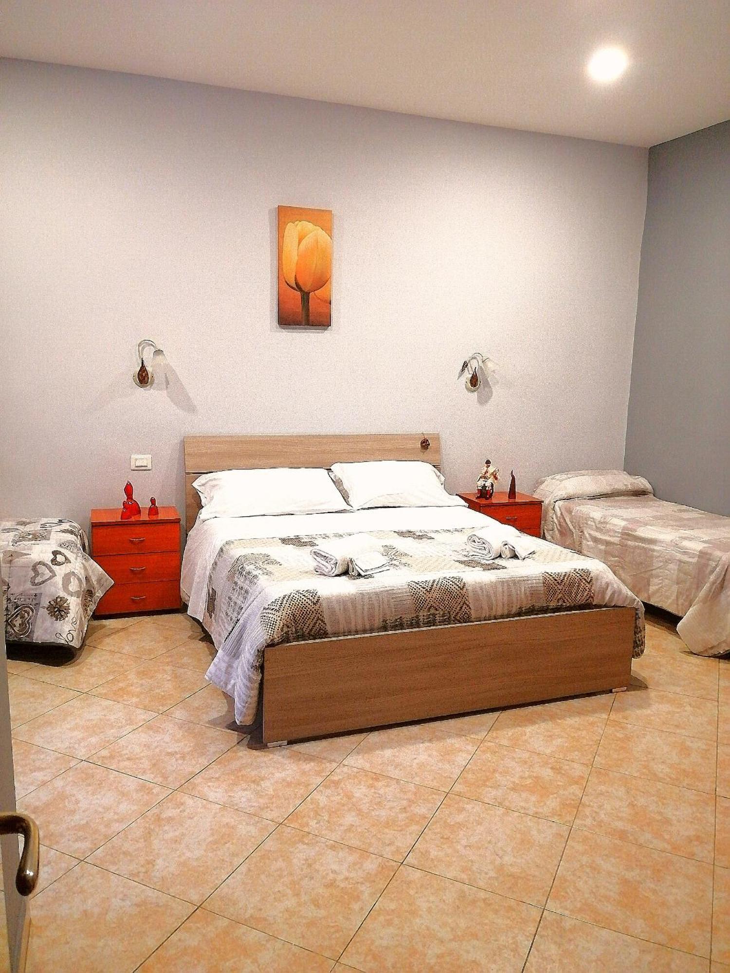 ホテル San Gaetano Bed ナポリ 部屋 写真